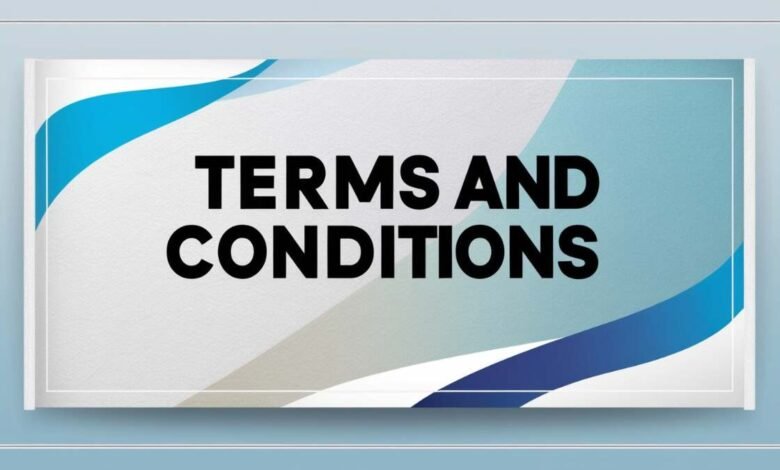 Terms and Conditions